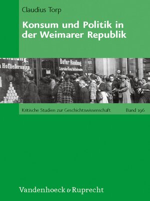 cover image of Konsum und Politik in der Weimarer Republik